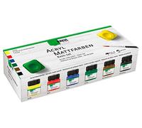 Peinture mate acrylique Hobby Line, set créatif 6 x