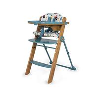 COSATTO WAFFLE - Chaise haute en bois - 6 mois -100 kg, de bébé à l'adolescencesiège, multi-hauteur, pliable, autoportante, repose-pieds réglable
