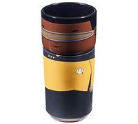 CosCups by Numskull Star Trek Geordi La Forge Tasse en céramique avec manchon en caoutchouc 400 ml - Produit officiel Star Trek