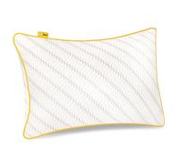 Cosi Home Oreiller à mémoire de Forme Rectangulaire 71x45 cm - Coussin Respirant Blanc avec Housse en Bambou, Hauteur Réglable, Lavage en Machine, pour Le Dos, Le côté ou Le Ventre - Lot de 1