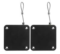 Cosiki Capteur de Fermeture de Porte Automatique Portable, 2 Pièces, pour Portes de Maison et de Bureau, Installation Facile, ABS Durable et Corde en Acier P12
