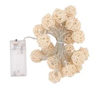 Cosiki Guirlande Lumineuse Exterieure/intérieur, 20 LED étanche, Batterie à Piles, Guirlande Lumineuse en Osier Guirlande LED pour Jardin, Mariage, Fête, Décoration de Noël, Halloween