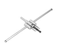 Cosiki Kit de Scie Cloche Circulaire Réglable, Foret à Bois Polyvalent pour une Coupe Ronde Précise dans le Bois, le Plastique et L'acrylique - 1 Pièce (40-300MM)