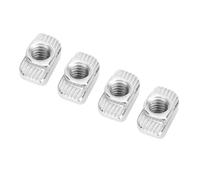Cosiki Lot de 100 écrous Coulissants en T Robustes pour Profilés en Aluminium Standard Européen en Acier au Carbone é 16 Mm X 5 Mm (Msh)