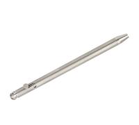 Cosiki Mini Stylo Porte-clés Léger en Titane Pur pour une écriture Fluide, Stylo à Bille Portable, Outil de Signe pour les Aventures en Plein Air (SILVER)