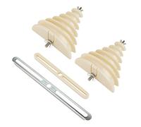 Cosiki Moule D'enroulement de Fil de Bobine en Plastique Beige électrique Précis pour Moteurs Monophasés de 0,55 à 3 KW, 6 Couches de Largeur de Fente de 9 Mm, Plage D'enroulement Flexible