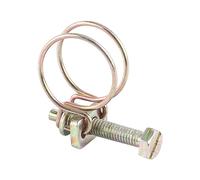 Cosiki Pince de Serrage pour Tuyau D'eau à Double Fil Réglable, 10 Pièces, pour la Plomberie, Fixation pour Clip de Tube (16 mm (13-16))