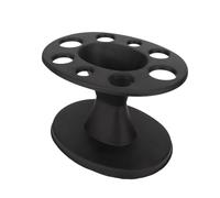 Cosiki Porte-brosse à Cheveux, Présentoir élégant pour Outils de Coiffure, pour Usage Domestique ou en Salon, en Plastique Noir (BLACK)