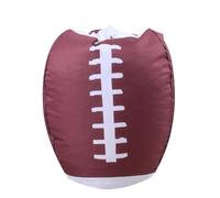 Cosiki Pouf de Rangement pour Jouets en Peluche de 45,7 Cm, Housse de Pouf pour Décoration de Chambre d'enfant avec Fermeture éclair, Idéal pour Les Jeux et la Décoration de la Chambre (football1)