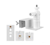 Cosiki Support de Montage Universel pour Panneau Solaire, Kit de Montage de Gouttière Réglable à 360 Degrés avec Installation sans Outil pour Caméras de sécurité Domestique