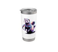 Cosmic Abstract Art Furet Galaxy Furets Gobelet isotherme en acier inoxydable double paroi