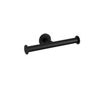 COSMIC Architect SP Porte-Rouleaux de Papier Hygiénique Double sans Couvercle pour la Salle de Bain de Design Circulaire. Support de Papier pour WC en Métal. Accessoire pour Toilettes Noir Mat
