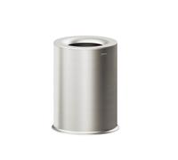 COSMIC Architect Sp Poubelle de Salle de Bain et Cuisine Sans Couvercle Fabriquée en Métal de Design Moderne et 5L de Capacité. Poubelle Ronde et Petite pour Toilette de Couleur Acier Inoxydable Mat