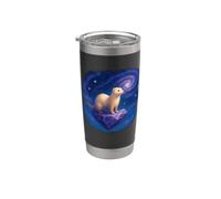 Cosmic Ferret Galaxie Cristal Gobelet isotherme en acier inoxydable double paroi