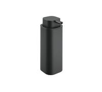 COSMIC NEA Distributeur de Savon carré en Acier Inoxydable 370 ML Chromé Mat (Noir)