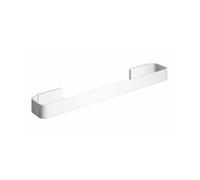 COSMIC Porte-Serviettes Droit NEA, Acier Inoxydable, 400 mm, Double Fixation, Couleur Blanc Mat
