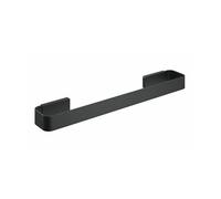 COSMIC Porte-Serviettes Droit NEA, Acier Inoxydable, 400 mm, Double Fixation, Couleur Blanc Mat (Noir)