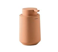 COSMIC SAONA Distributeur de Savon pour Salle de Bain Fabriqué en Résine. Distributeur de Comptoir pour Salle de Bain et Cuisine au Toucher Doux. Accessoire Rechargeable de 350 ML en Couleur Blossom