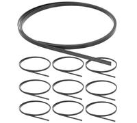 COSMOBETTY Bandes D'incrustation de Guitare Protection Solide et Décoration Simple en ABS Noir 10pcs pour Guitares Classiques et Instruments de Musique