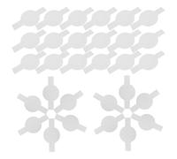 COSMOBETTY Cercles de Papier Sulfurisé Ronds Cuisson, Lot de 100 Feuilles avec Double Oreilles, Papier Antiadhésif en Silicone pour Pâtisserie Maison Facile