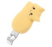 COSMOBETTY Ouvre-flacon Magnétique, Ouvre-bouteille de Liquide Oral pour Flacons de Poudre Lyophilisée, Acier Inoxydable et Silicone, Jaune, pour Infirmières, Voyage et Usage Extérieur