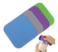 COSMOBETTY Tapis Protège Table Ouvre-bouteilles Antidérapants en Caoutchouc Léger Lot de 4 Pièces pour Ouvrir Bocaux et Bouteilles Facilement Cuisine