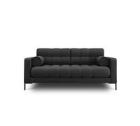 Cosmopolitan design Canapé droit 2 places Bali - Gris foncé