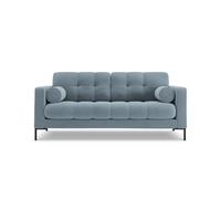 Cosmopolitan design Canapé droit Bali 2 places - Bleu clair
