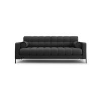 Cosmopolitan design Canapé droit Bali 3 places - Gris foncé