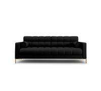 Cosmopolitan design Canapé droit Bali 4 places - Noir