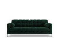 Cosmopolitan design Canapé droit Bali 4 places - Vert foncé