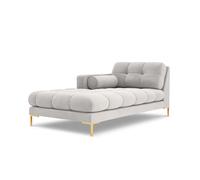 Cosmopolitan design Méridienne Bali gauche - Argent