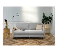 Cosmos - canapé 3 places convertible express couchage quotidien 140 cm matelas 11 cm en