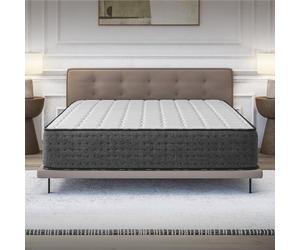 COSMOS - Equinox - Matelas 135x190 Noyau Hybride - Épais 30 cm | Ressorts Ensachés + Mousse à Mémoire de Forme + Blue Latex - Soutien Mi-Ferme - Couchage Indépendant - Réversible - 7 Zones