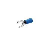 Cosse à fourche Debflex pré-isolée D5 mm bleue - 711032 - 10 pièces
