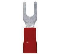Cosse à fourche LAPP L-RA 4F 63105050 Ø du trou: 4.3 mm 0.50 mm² 1.50 mm² M4 partiellement isolé rouge 100 pc(s)