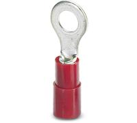 Cosse à oeillet Phoenix Contact C-RCI 10/M5 3240219 Section max.: 10 mm² Ø du trou: 5.3 mm partiellement isolé rouge 50 pc(s)