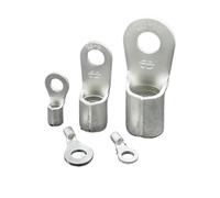 Cosse A Sertir 0.5 38mm2 AWG22-2 Cuivre Non Isolé Sertissage À Froid Oeillet Cosse Ronde Câble Nu Terminal De Fil(RNB-120,M12 Bolthole)
