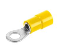 Cosse à sertir jaune isolée à œillet 10mm Klauke, lot de 100