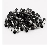 Cosse à sertir SOURCING MAP 100pcs 6mm² Embout Câble électrique Fil Sertissage Borne Connecteur Terminal Borne isolé Noir