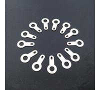 Cosse à souder à tête unique en cuivre plaqué argent M2.2-M10.2, rondelle à souder circulaire(M6.2 100PCS)