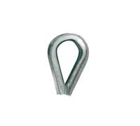 Cosse-c¿ur standard pour câble 6mm en acier zingué - CHAPUIS - 320/6Z