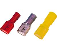 Cosse clip 2.8 mm x 0.5 mm Weidmüller VFSKHV/0,5-1,0/285 1491860000 entièrement isolé rouge 100 pc(s)