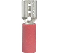 Cosse clip 4.8 mm x 0.5 mm Vogt Verbindungstechnik 3901 180 ° partiellement isolé rouge