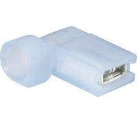 Cosse clip 4.8 mm x 0.5 mm Vogt Verbindungstechnik 393205S 90 ° entièrement isolé bleu