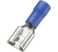 Cosse clip 4.8 mm x 0.8 mm Vogt Verbindungstechnik 3905S 180 ° partiellement isolé bleu