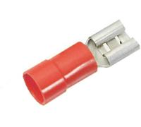Cosse clip 6.3 mm x 0.8 mm LAPP L-RA 63 H 63101050 180 ° partiellement isolé rouge 100 pc(s)