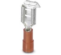 Cosse clip 6.3 mm x 0.8 mm Phoenix Contact C-SCFMI 1,5/6,3X0,8 3240529 avec dérivation 180 ° partiellement isolé rouge 50 pc(s)