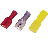 Cosse clip 6.3 mm x 0.8 mm Weidmüller LIF 6F638 RF 9200660000 entièrement isolé jaune 100 pc(s)