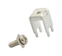 Cosses à sertir en U pour installations électriques, C | Base en fil de rivet avec siège fixe pour des installations électriques efficaces, connecteurs de soudure PCB, durable
